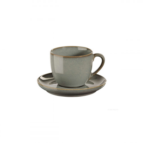 ASA SELECTION Saisons Eucalyptus Espresso cup with saucer 0.09 L / h: 5.5 cm