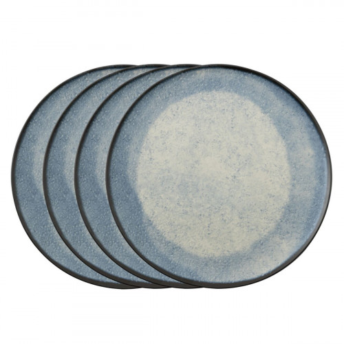 Arthur Krupp Shade Matt Sea 4-piece pizza plate set