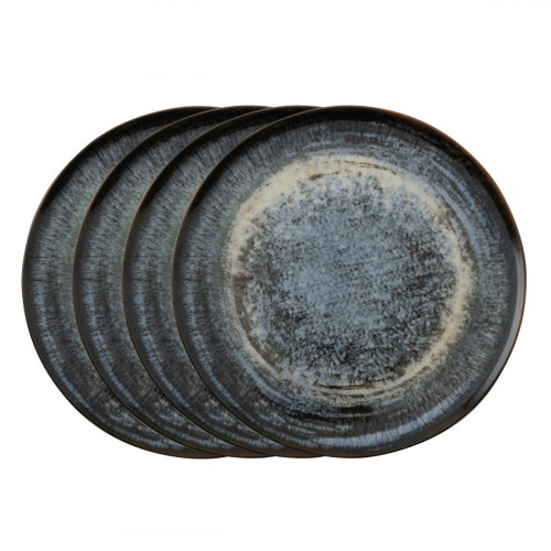 Arthur Krupp Galaxy Neptune 4-piece pizza plate set