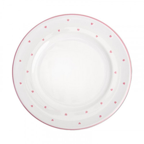 Gmundner Keramik Herzerl Rosa Dessert Plate Gourmet 22 cm