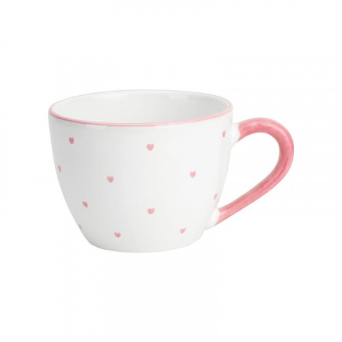 Gmundner Keramik Herzerl Rosa Tea Cup Maxima 0.4 L