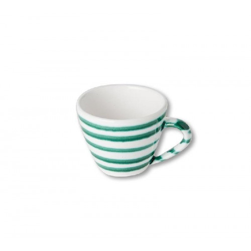 Gmundner Keramik Grüngeflammt Cappuccino upper cup 0.16 L / h: 6.8 cm