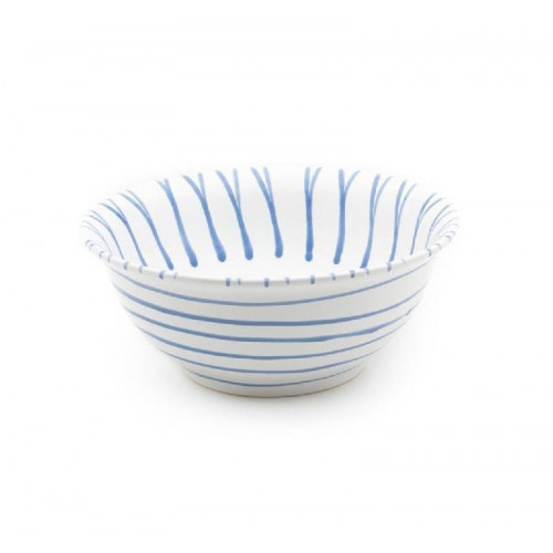 Gmundner ceramic blue flamed salad bowl d: 26 cm / 2,0 L