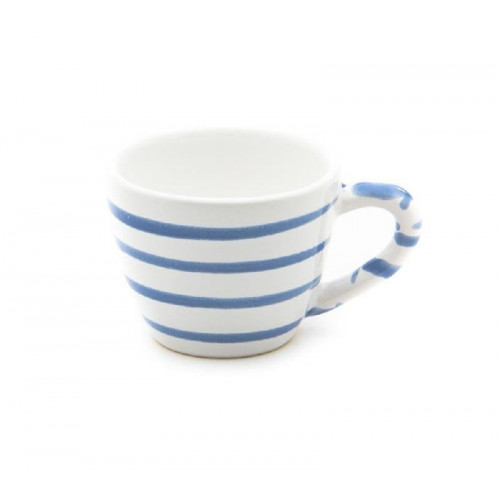 Gmundner ceramic blue flamed mocha/espresso cup Gourmet 0,06 L / h: 5,1 cm