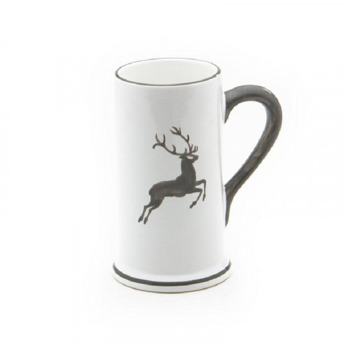 Gmundner Keramik Grauer Hirsch Beer mug Form-A Small 0.3 L / h: 14 cm