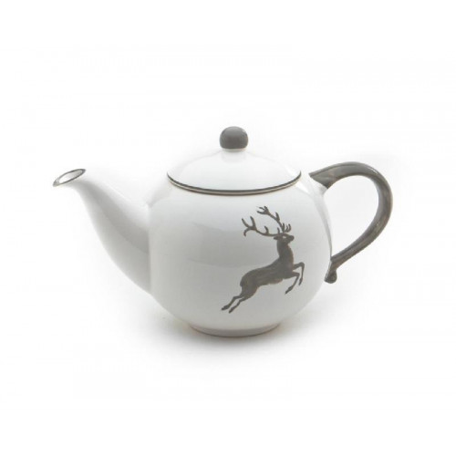 Gmundner Keramik Grauer Hirsch Smooth teapot 0.5 L / h: 12 cm