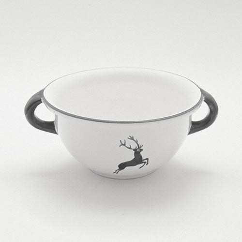 Gmundner Keramik Grauer Hirsch Bowl d: 17 cm / 0,6 L