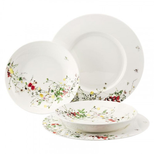 Rosenthal Brillance Fleurs Sauvages Meal set for 2 people, 4 pieces