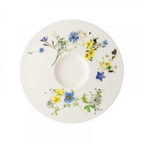 Rosenthal Brillance Fleurs des Alpes Tea/cappuccino/combi saucer 16 cm