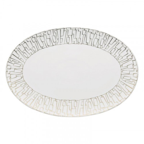Rosenthal studio-line TAC Gropius - Skin Gold Plate 34x23,5 cm