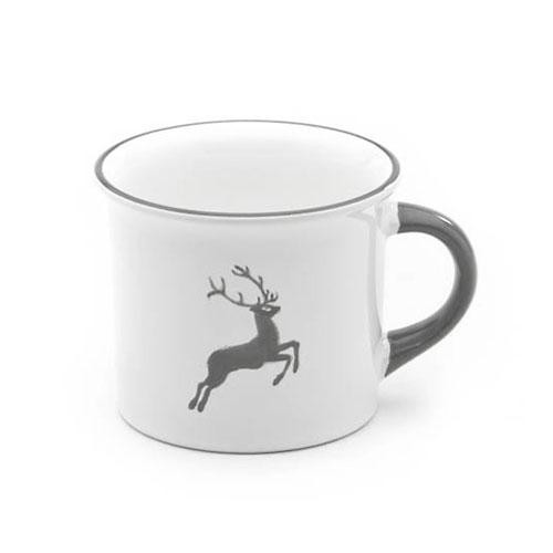 Gmundner Keramik Grauer Hirsch Coffee mug smooth 0.24 L / h: 7.8 cm