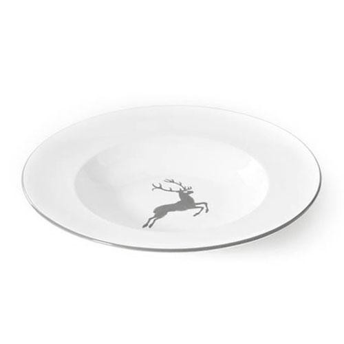 Gmundner Keramik Grauer Hirsch Pasta plate Gourmet d: 29 cm / h: 4,5 cm