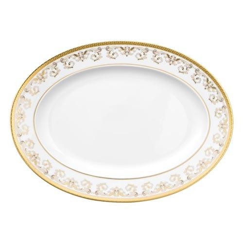 Rosenthal meets Versace Medusa Gala Gold Plate 34 x 24.5 cm