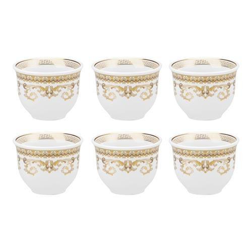 Rosenthal meets Versace Medusa Gala Set of 6 small handleless cups 0.08 L