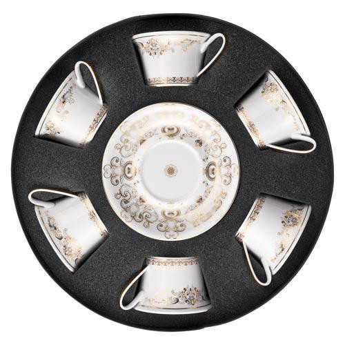 Rosenthal meets Versace Medusa Gala Gold Set of 6 tea cups 0.22 L