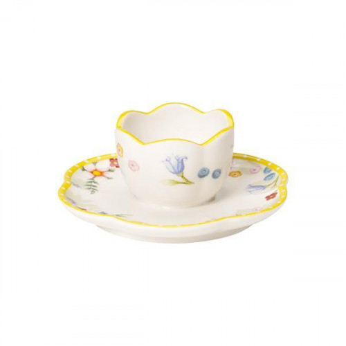Villeroy & Boch Spring Awakening Egg cup with saucer 10x4 cm