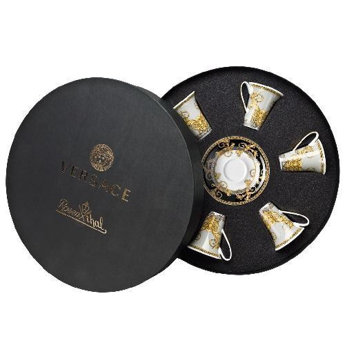 Rosenthal meets Versace Prestige Gala Espresso/Moka Cups 0.09 L Set of 6