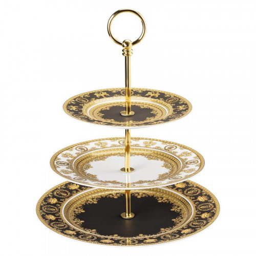 Rosenthal meets Versace I love Baroque 3-piece plate rack 18-22-27 cm