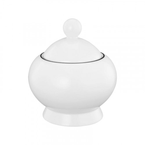 Seltmann Weiden Lido Black Line Sugar bowl 0.25 L