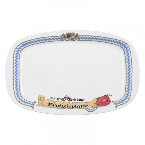 Seltmann Weiden Compact Bayern Oval plate 'Brotzeitplatte' 33 cm