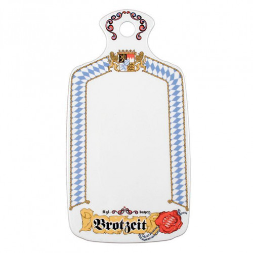 Seltmann Weiden Compact Bayern Bread board 'Brotzeit' 27 x 14 cm