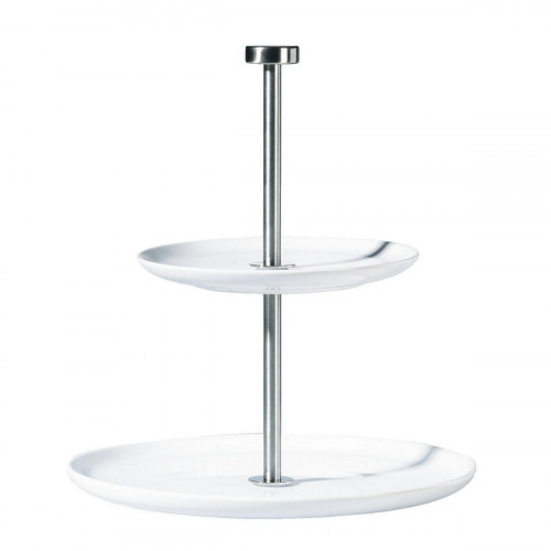 ASA SELECTION A Table Weiß Two-tiered etagere h: 23.5 cm Upper plate: 21 cm / Lower plate: 26.5 cm
