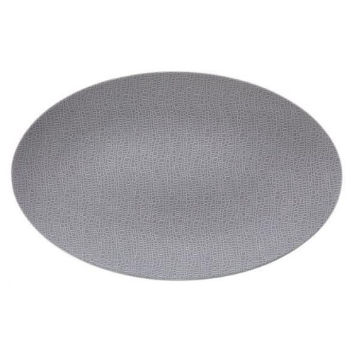Seltmann Weiden Life Fashion - Elegant Grey Oval serving platter 40x26 cm