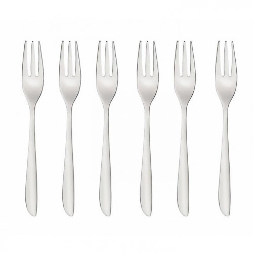 Sambonet Leaf Edelstahl 18/10 Set of 6 cake forks