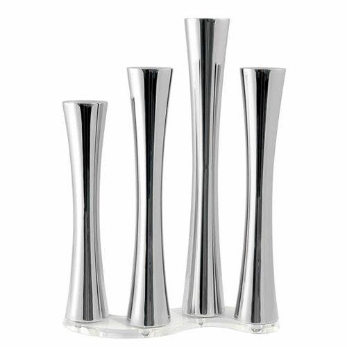Sambonet Bamboo Candlestick 4 pcs