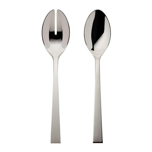 Robbe & Berking Riva 150g Large salad cutlery set 150 gr. silver plated