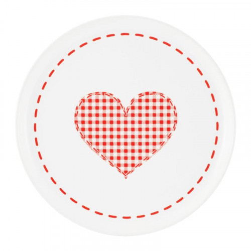 Friesland Happymix Weihnachten Weiß Breakfast plate Heart 19 cm