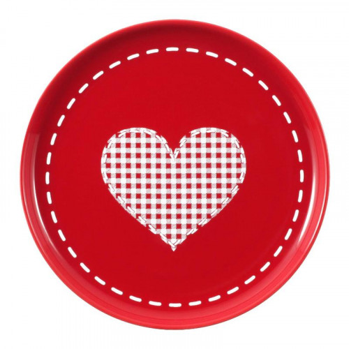 Friesland Happymix Weihnachten Rot Breakfast plate Heart 19 cm