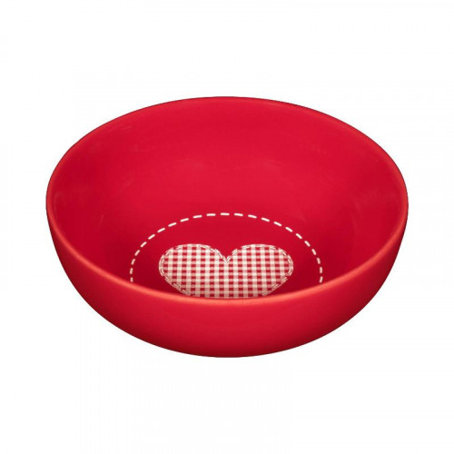 Friesland Happymix Weihnachten Rot Muesli bowl heart 15 cm
