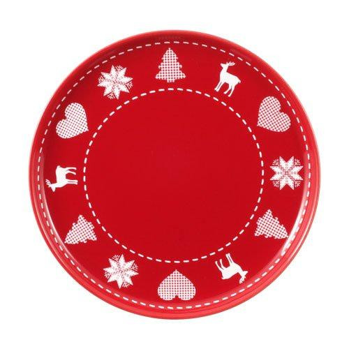 Friesland Happymix Weihnachten Rot Breakfast plate/Jumbo saucer 19 cm
