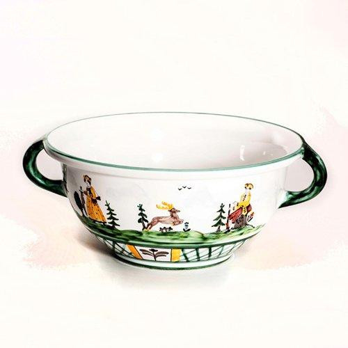 Gmundner Keramik Jagd Wide bowl 25 cm