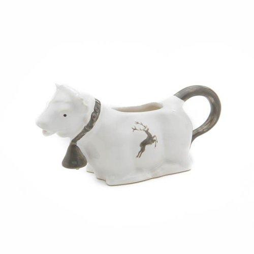 Gmundner Keramik Grauer Hirsch Milk jug Dairy cow 0.16 L / h: 9.2 cm