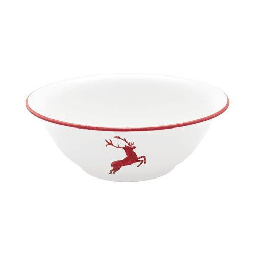 Gmundner Keramik Rubinroter Hirsch Salad bowl d: 20 cm / 0.5 L