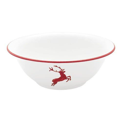Gmundner Keramik Rubinroter Hirsch Salad bowl d: 33 cm / h: 14 cm / 4,5 L
