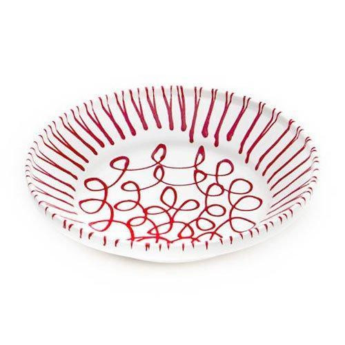 Gmundner Keramik Rotgeflammt Rice bowl without handle d: 32 cm / h: 7.4 cm