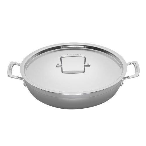 Le Creuset 3-PLY Edelstahl Kochgeschirr Professional pan with lid 30 cm / 4.8 L