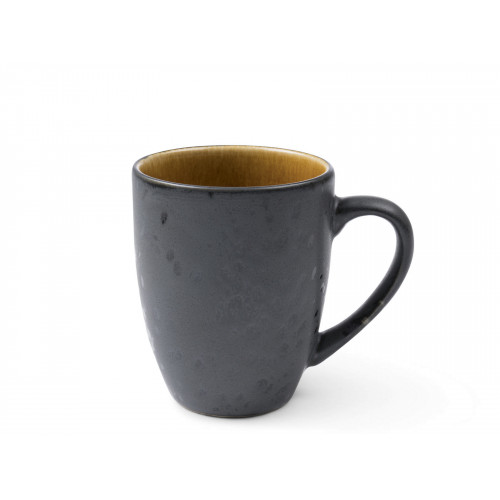 Bitz Gastro black / amber Mug with handle 0.30 L / h: 10 cm