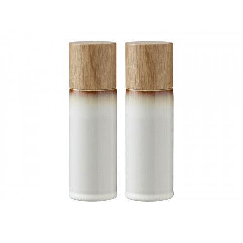 Bitz Gastro cream Salt mill & pepper mill set 2 pcs d: 5 cm / h: 16.7 cm