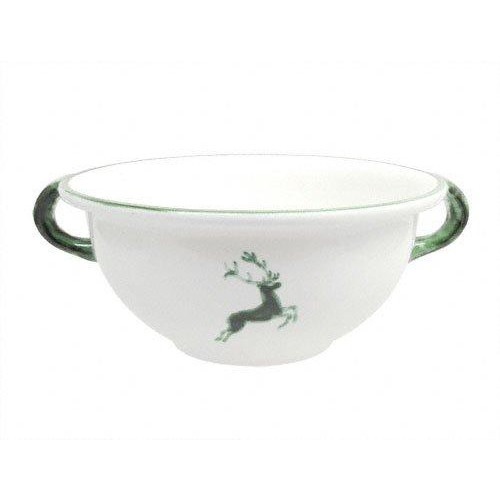 Gmundner Keramik Grüner Hirsch Wide bowl d: 25 cm / 2.0 L