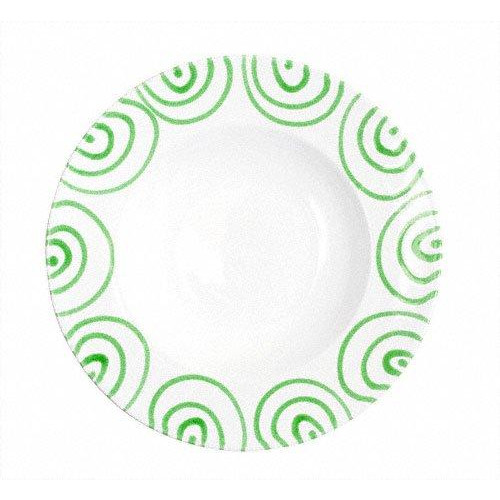 Gmundner Keramik Grüngeflammt Pasta plate Gourmet d: 29 cm / h: 4,5 cm