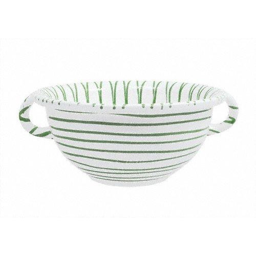 Gmundner Keramik Grüngeflammt Bowl d: 17 cm / 0,6 L