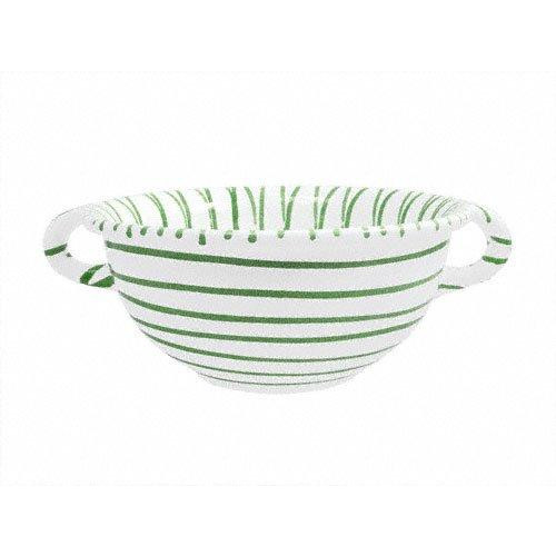 Gmundner Keramik Grüngeflammt Bowl d: 25 cm / 2.0 L
