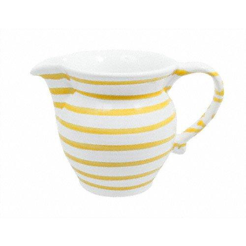 Gmundner Keramik Gelbgeflammt Smooth milk jug 0.3 L / h:9.5 cm