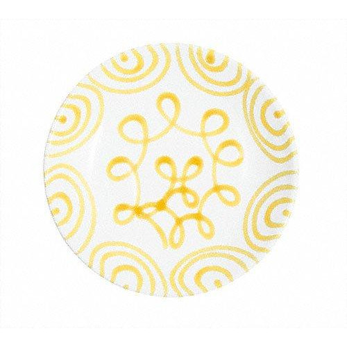 Gmundner Keramik Gelbgeflammt Soup plate Cup d: 20 cm / h: 4,4 cm