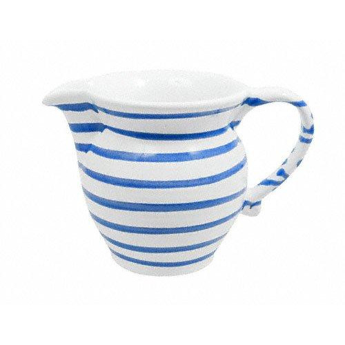 Gmundner Keramik Blaugeflammt Creamer / milk jug plain 0.3 l - Height 9.5 cm