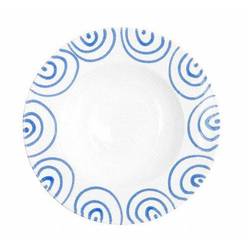 Gmundner Keramik Blaugeflammt Plate Gourmet round 29 cm